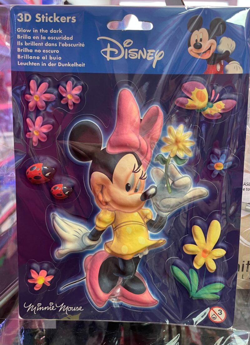 DECORAZIONE 3D MINNIE SI ILLUMINA AL BUIO